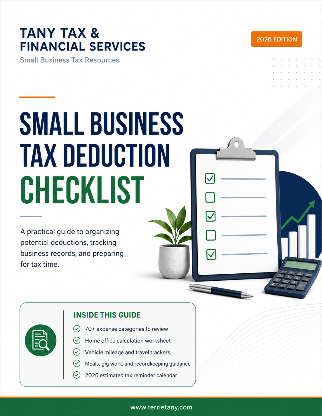 Small Business Tax Deduction Checklist
